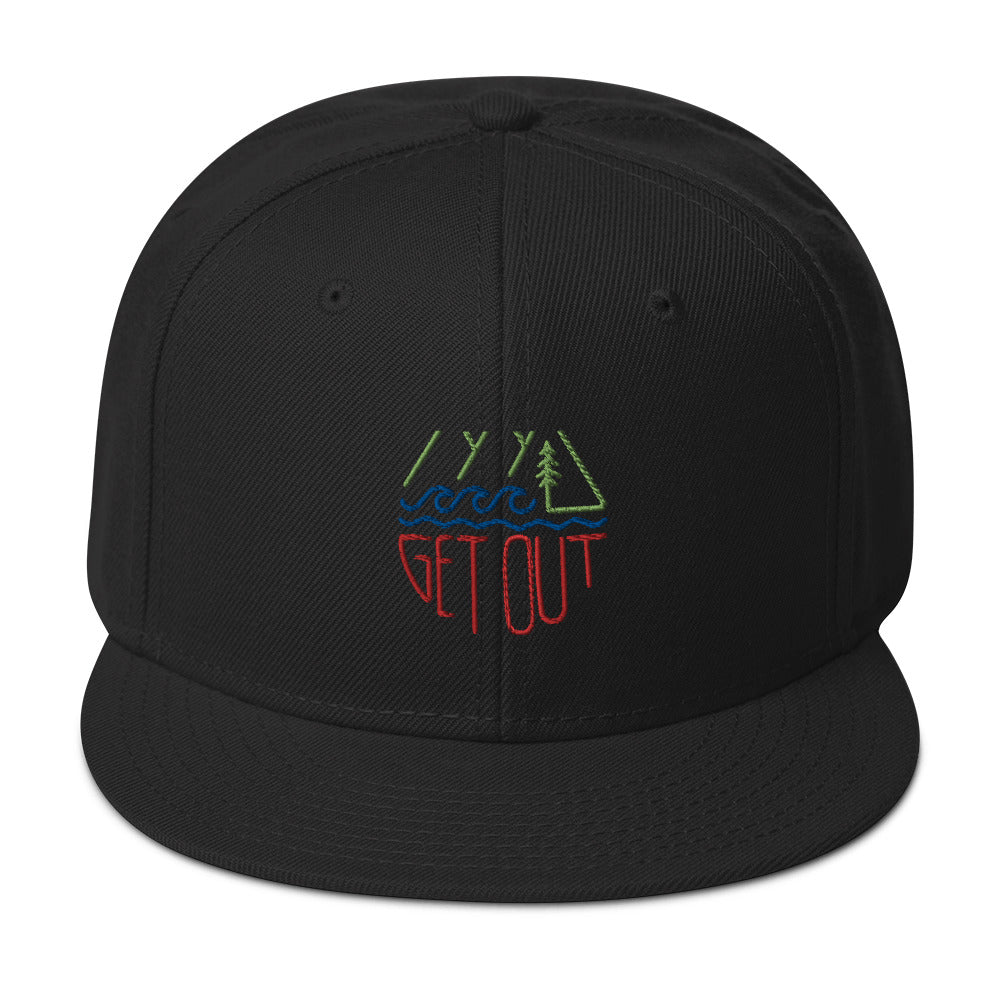Get Out Snapback Hat - OVERLANDERS Outfitter