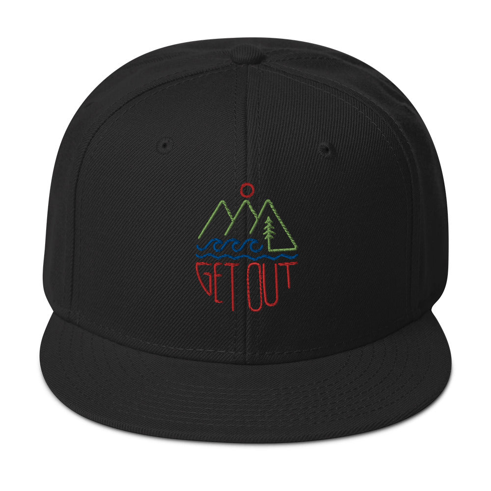Get Out Snapback Hat - OVERLANDERS Outfitter