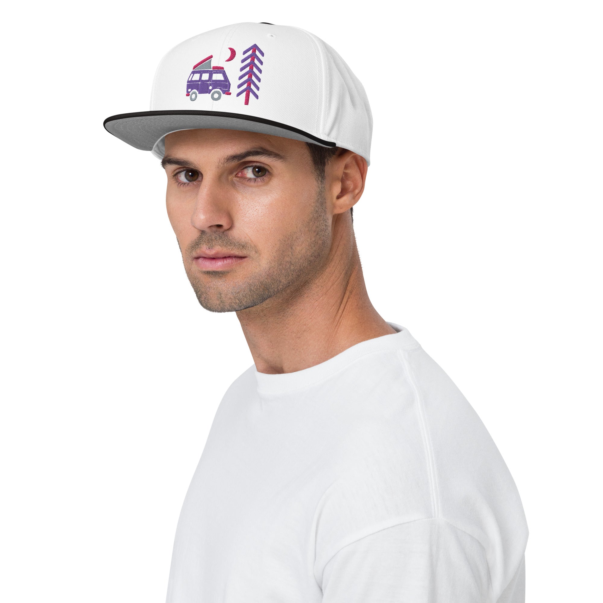 Go Outside Van & Moon Snapback Hat - OVERLANDERS Outfitter