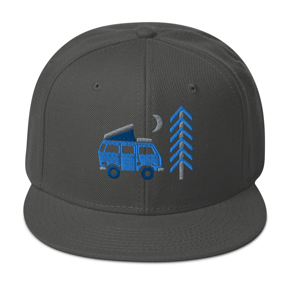 Go Outside Van & Moon Snapback Hat - OVERLANDERS Outfitter