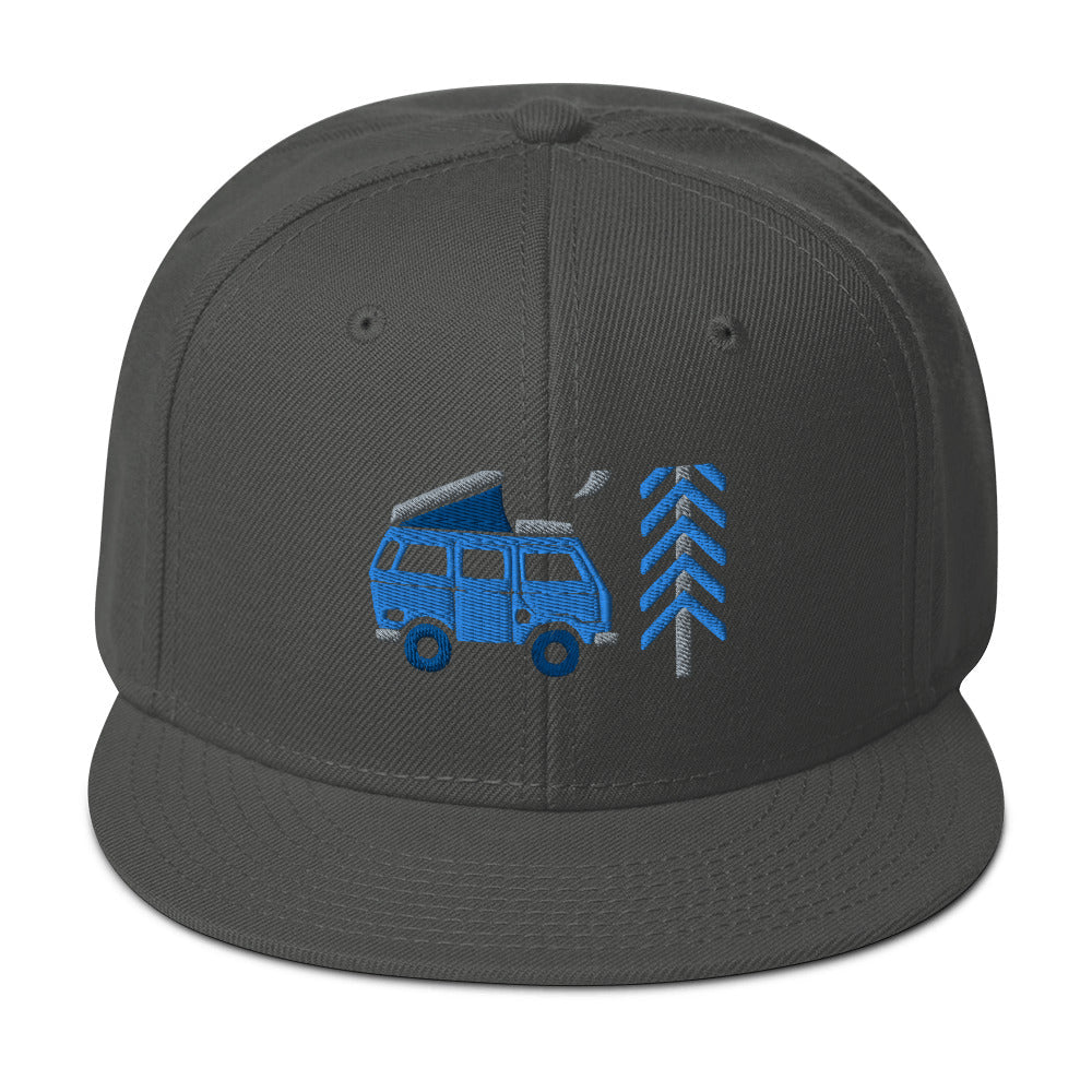 Go Outside Van & Moon Snapback Hat - OVERLANDERS Outfitter