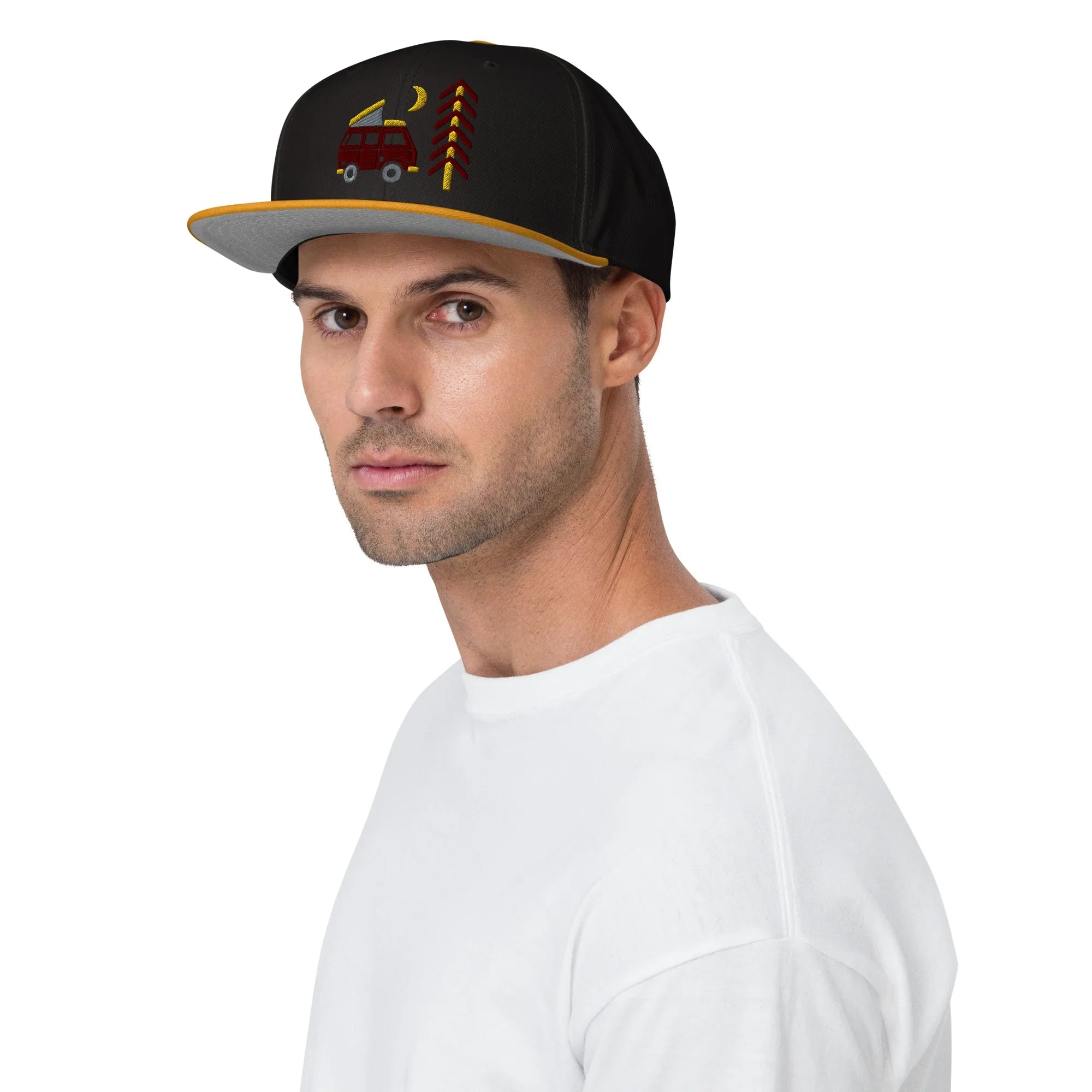 Go Outside Van & Moon Snapback Hat - OVERLANDERS Outfitter