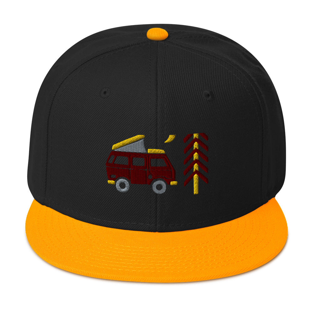 Go Outside Van & Moon Snapback Hat - OVERLANDERS Outfitter