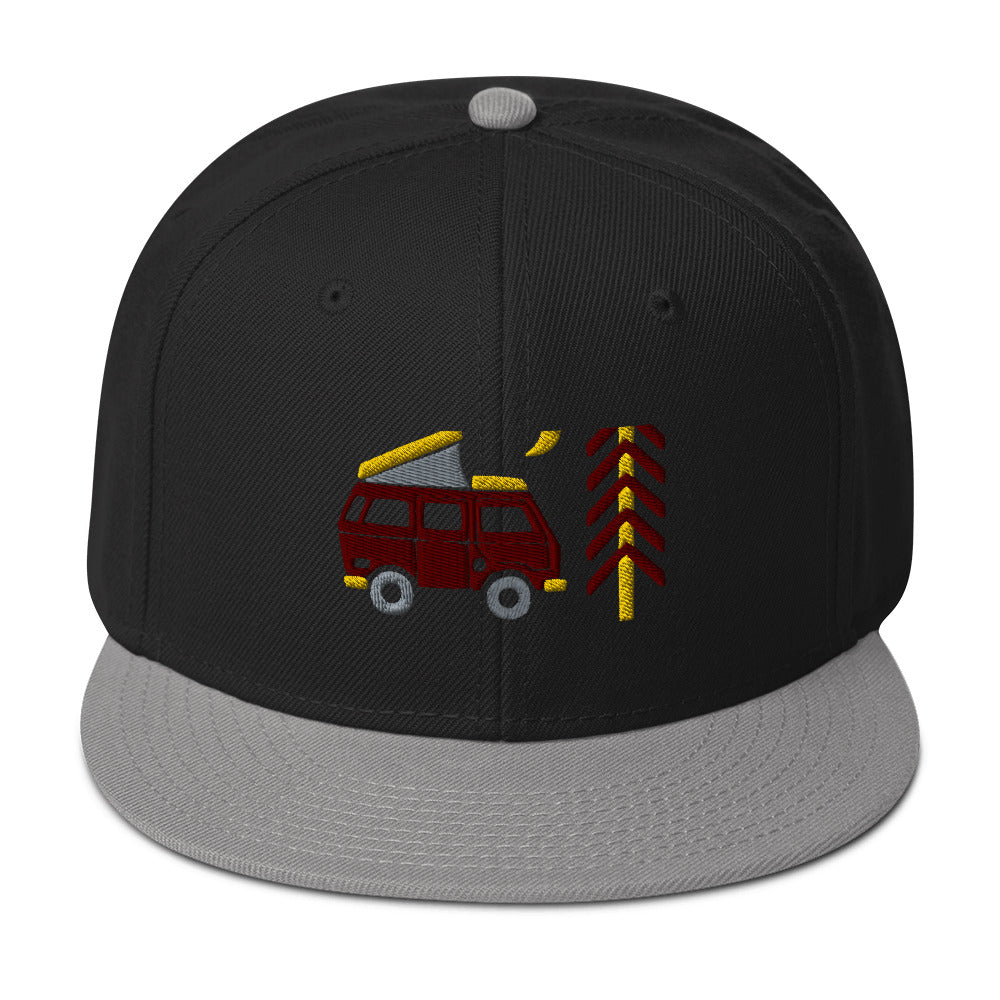 Go Outside Van & Moon Snapback Hat - OVERLANDERS Outfitter