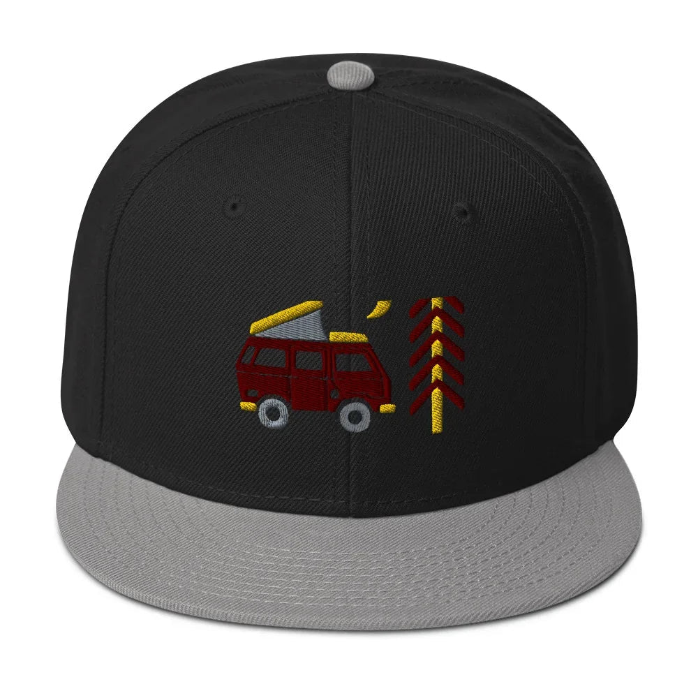 Go Outside Van & Moon Snapback Hat - OVERLANDERS Outfitter
