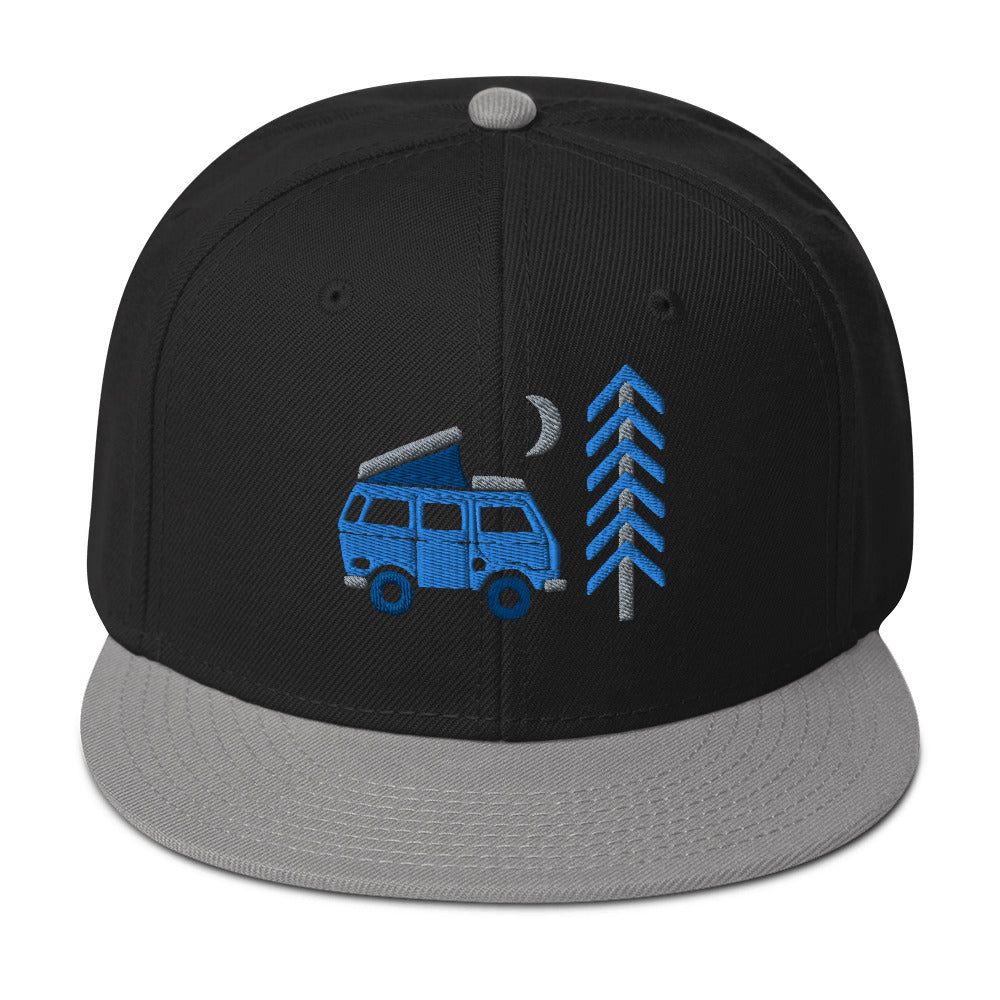 Go Outside Van & Moon Snapback Hat - OVERLANDERS Outfitter