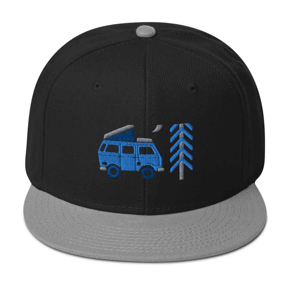 Go Outside Van & Moon Snapback Hat - OVERLANDERS Outfitter