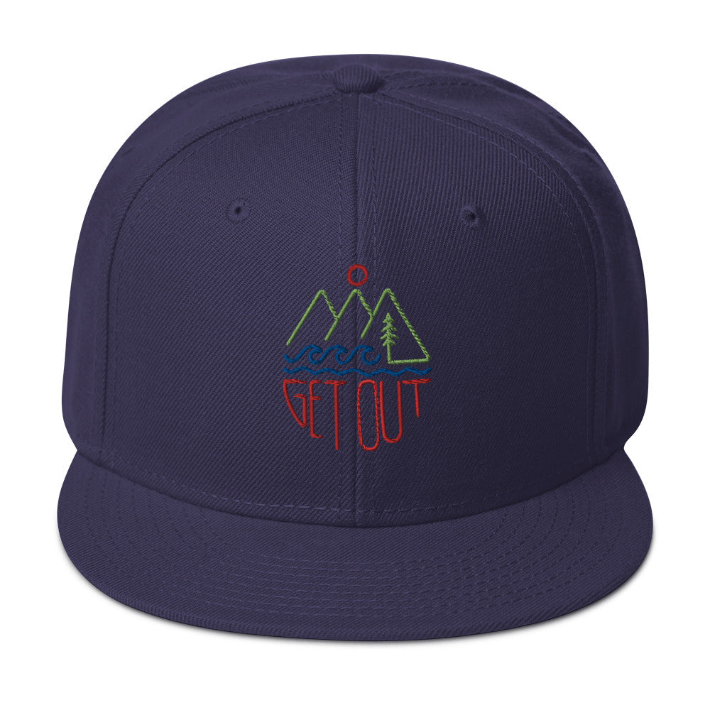 Get Out Snapback Hat - OVERLANDERS Outfitter