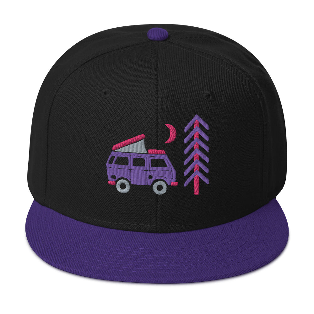 Go Outside Van & Moon Snapback Hat - OVERLANDERS Outfitter