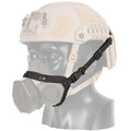 HCC Tactical SOTR O2 Straps Harness for helmets and accessories, shown in a close-up view on a tactical helmet.