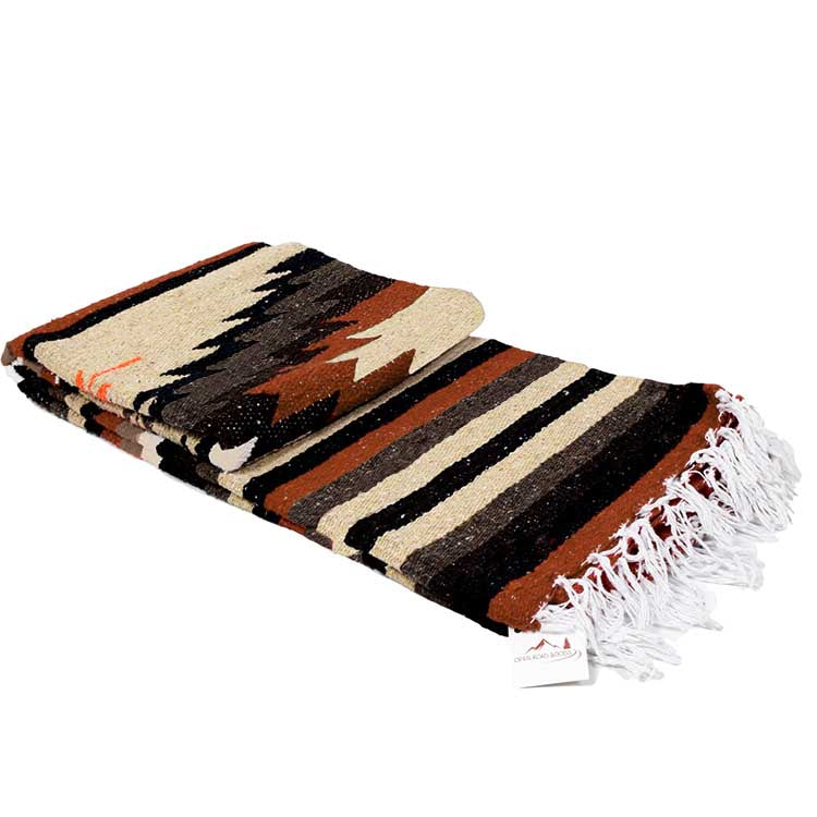 Tan Mexican Diamond Yoga Blanket - OVERLANDERS Outfitter