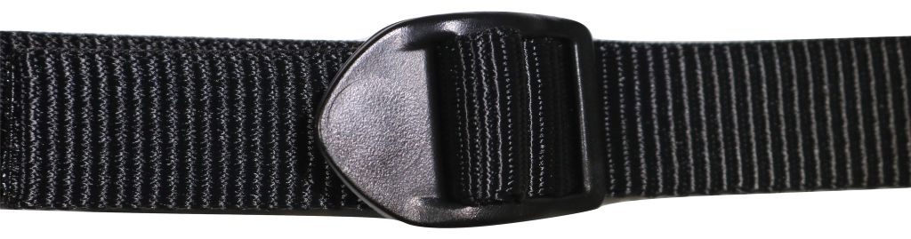 Black 10 ft spa hot tub cover with adjustable wind straps and Nexus lock, featuring ratchet strap system for secure fitting.
