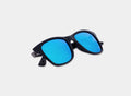 Blue sport sunglasses from Eastern Outer with sleek frame and tinted lenses, ideal for active outdoor activities.