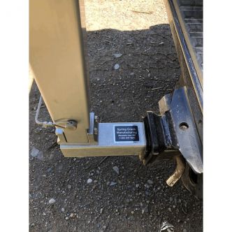 Backcountry Sportsman Spring Creek Double Hitch Rack with loading bars for secure bike or gear transportation.