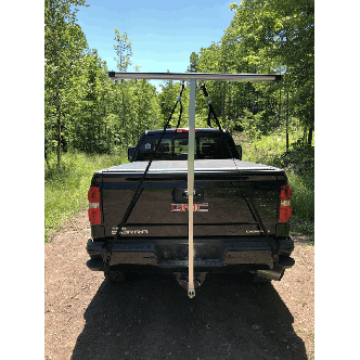 Backcountry Sportsman Double Hitch Rack with loading bars for secure bike or gear transportation