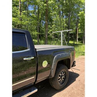 Backcountry Sportsman spring creek double hitch rack with loading bars for secure outdoor equipment storage