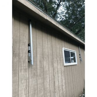 Garage Storage Rack Set - Standart 36" Horizontal Bar-With Kayak Blocks - OVERLANDERS Outfitter
