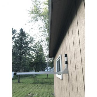 Garage Storage Rack Set - Standart 36" Horizontal Bar-With Kayak Blocks - OVERLANDERS Outfitter