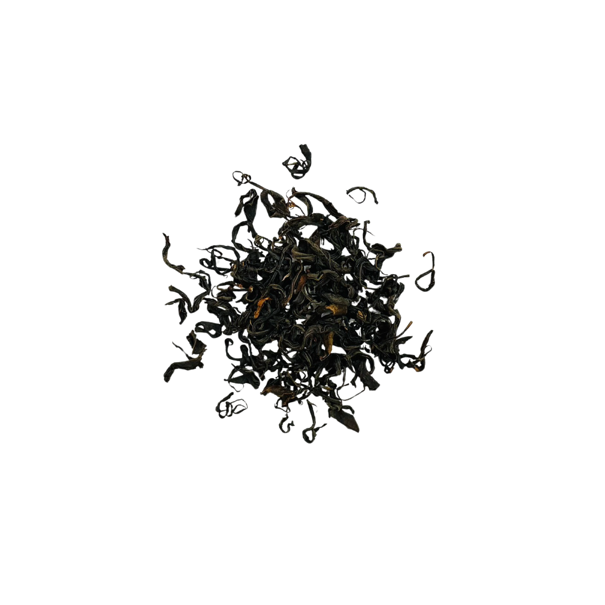 Loose leaf black tea called Spring Black from Wild Orchard, featuring organic black tea leaves in a natural, fresh presentation.
