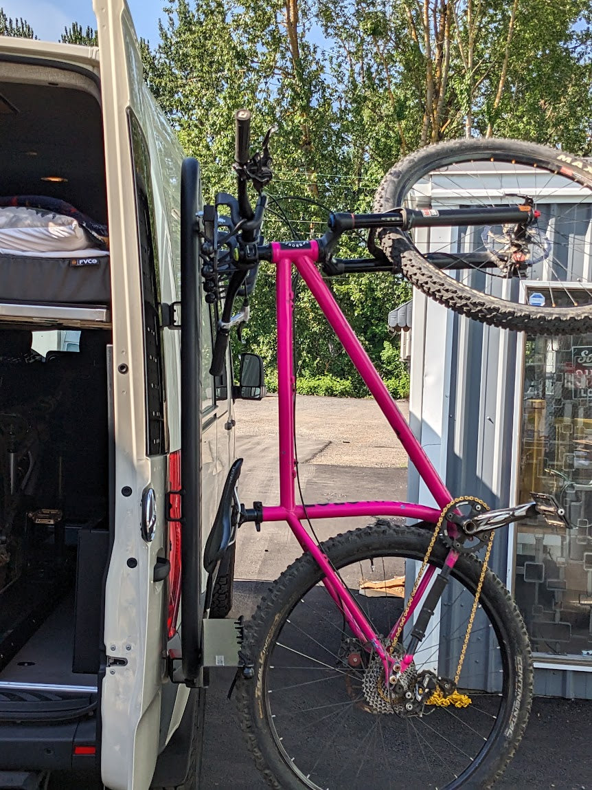 Bike Rack Kit for Van Cargo Molle Panel Lolo Racks Rad Lad - OVERLANDERS Outfitter
