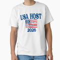 World Cup26 Usa Host Country Art T-Shirt - Novelty Apparel Unisex - OVERLANDERS Outfitter