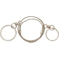 Stainless steel fingertip wire saw by QuakeKits, compact survival and camping tool for cutting wood and small branches.