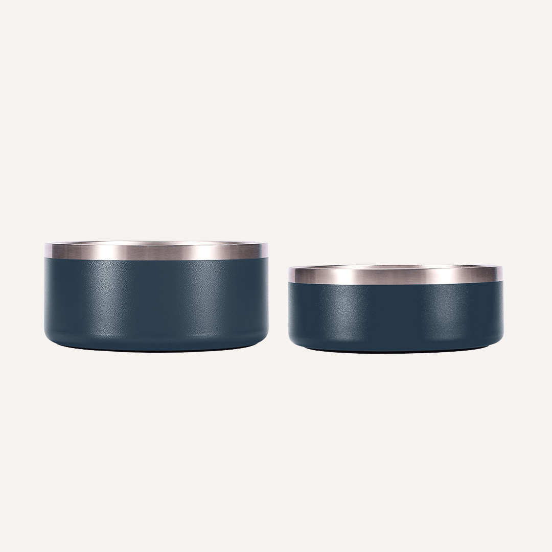 Tilley + Me Stainless Steel Pet Bowl – Non-Slip, Durable & Dishwasher Safe | 32oz and 64oz - OVERLANDERS Outfitter