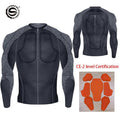 Bean's Moto Booth Star Field Knight™ slim fit motorcycle armor jacket for men, featuring durable fabric and protective padding.