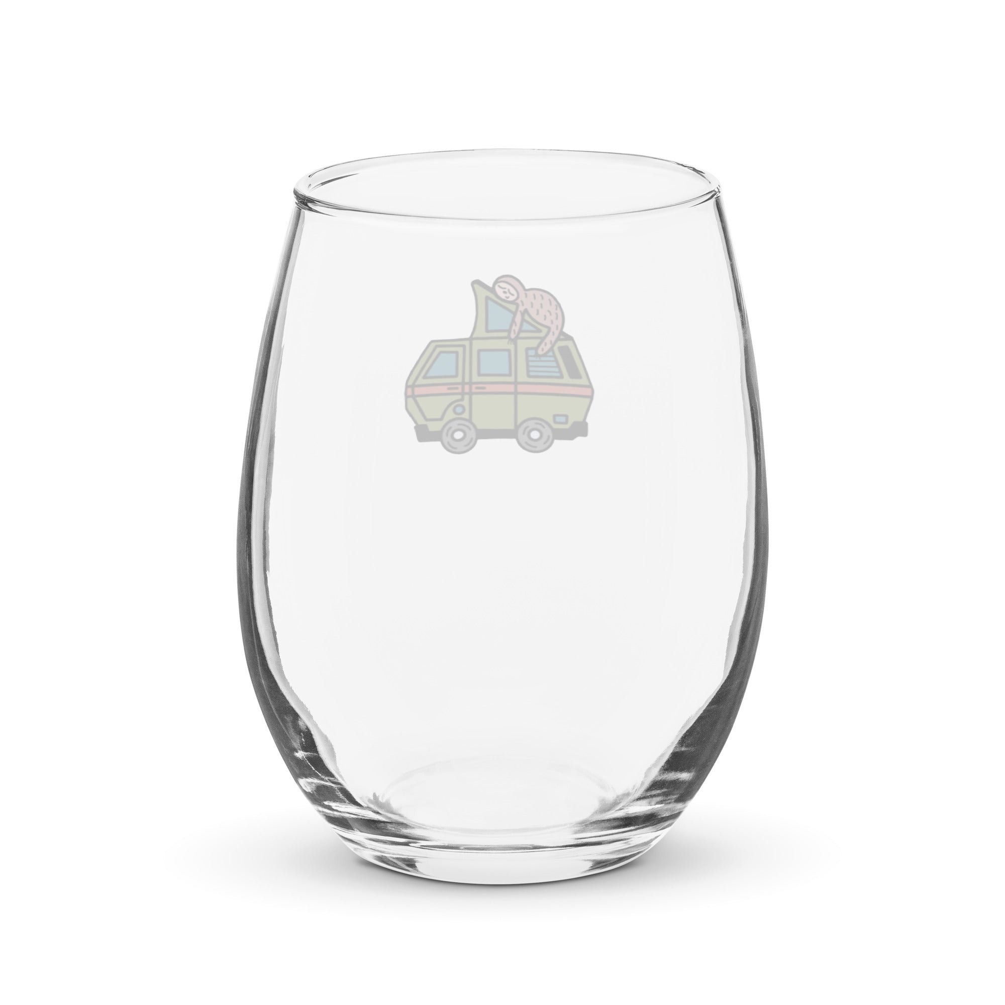 Stewie Sloth Stemless Wine Glass - OVERLANDERS Outfitter