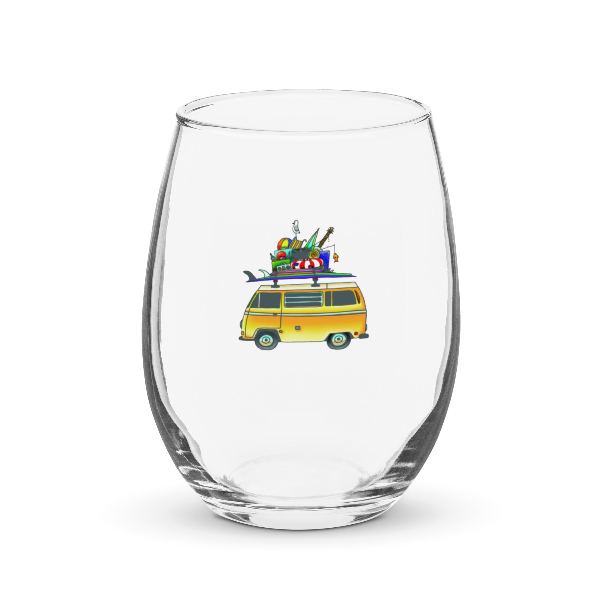RAD Bus Stemless Wine Glass - OVERLANDERS Outfitter