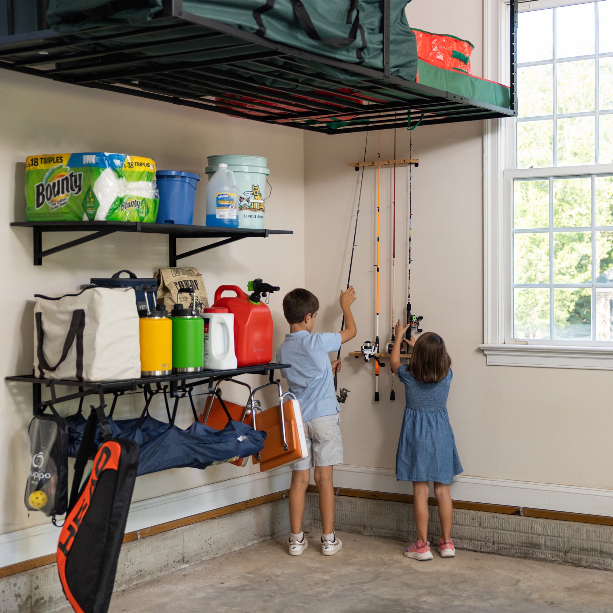 Stillwater Fishing Pole Storage Rack | Holds up to 8 Rods - OVERLANDERS Outfitter