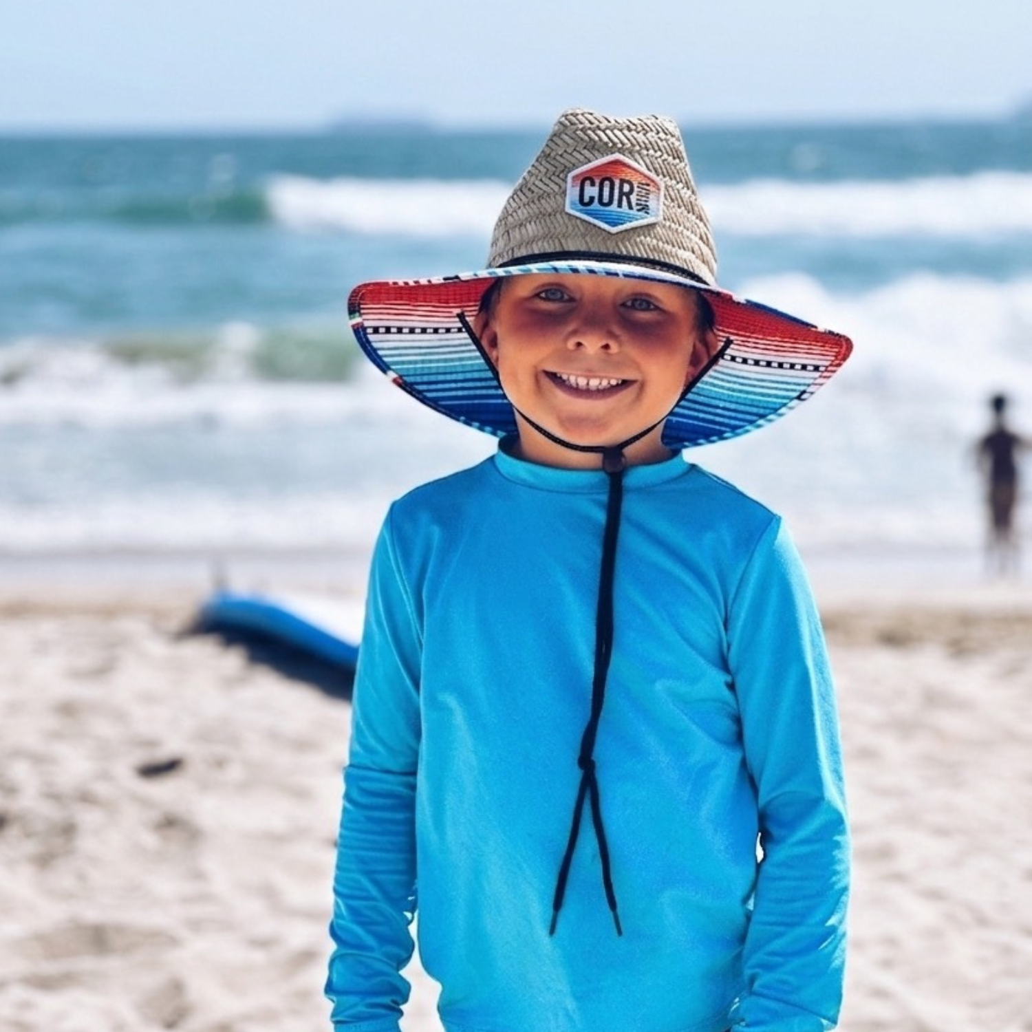Kids Straw Hat Summer Beach Hat for Boys and Girls - Sarape - OVERLANDERS Outfitter