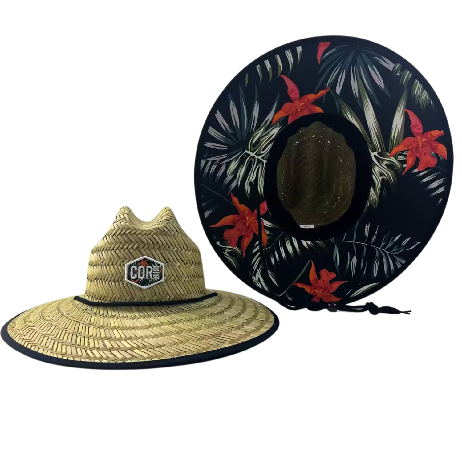 Straw Lifeguard Beach Hats for Adults - Kauai - OVERLANDERS Outfitter
