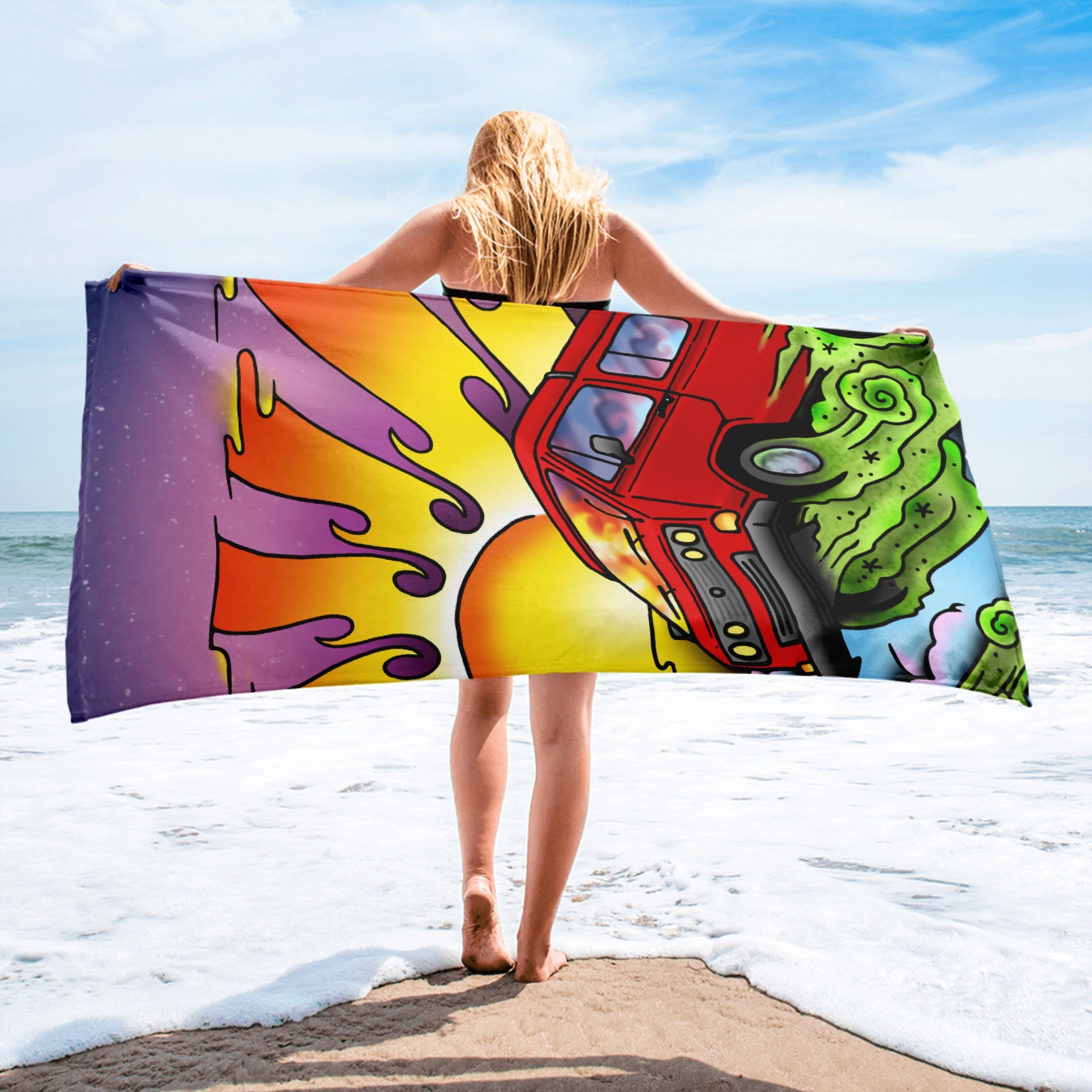 Van & Sun Beach Towel - OVERLANDERS Outfitter