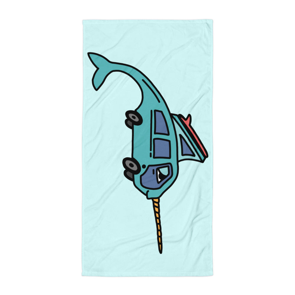 Narwhal Ned Beach Towel - OVERLANDERS Outfitter
