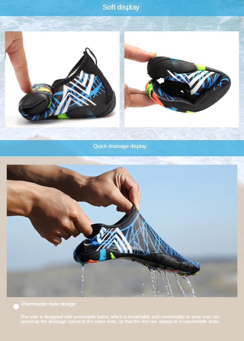 Stevvex men's barefoot outdoor water shoes with non-slip soles, quick-dry aqua socks for beach, river, lake, and kayaking activities.