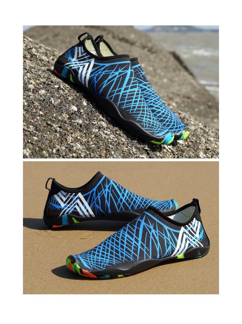Summer Outdoor Mens Sports Water Shoes Non-Slip Beach Shoes Barefoot Upstream Shoes Quick-Dry Aqua Sock Barefoot For Beach Swim River Pool Lake Hiking Kayaking Surfing - OVERLANDERS Outfitter