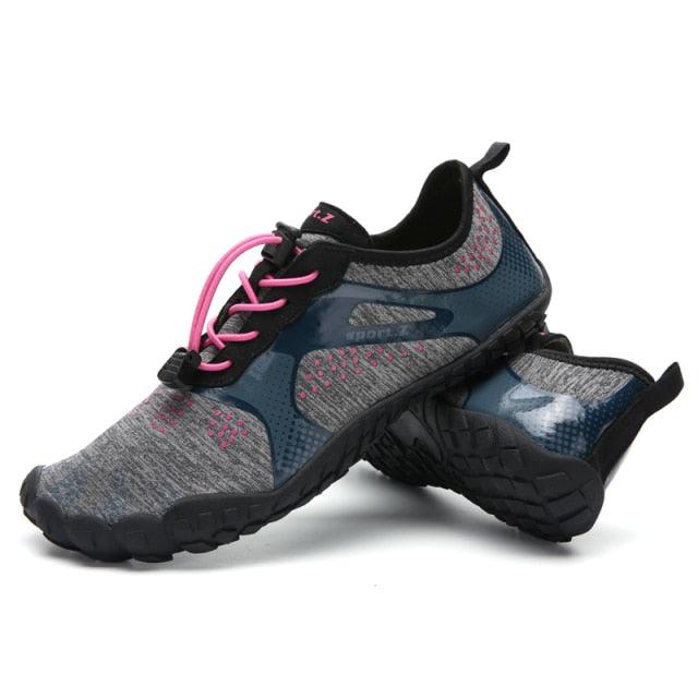 Stevvex men's water shoes for outdoor activities, featuring a barefoot style, quick-dry, non-slip soles, ideal for beach, river, and hiking.