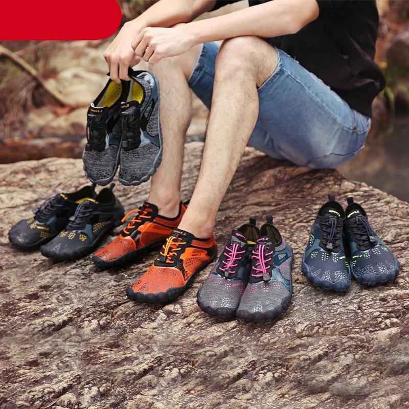 Barefoot outdoor men's water shoes by Stevvex, quick-dry non-slip aqua socks for beach, river, pool, and outdoor water activities.