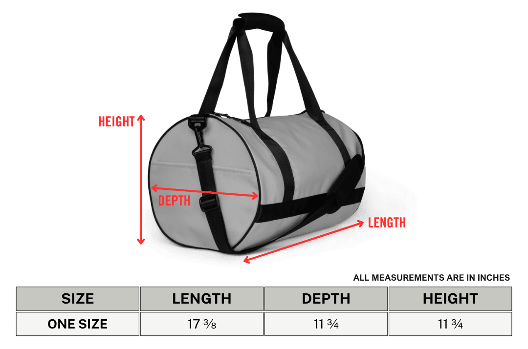 Grunge Skull Gym Bag