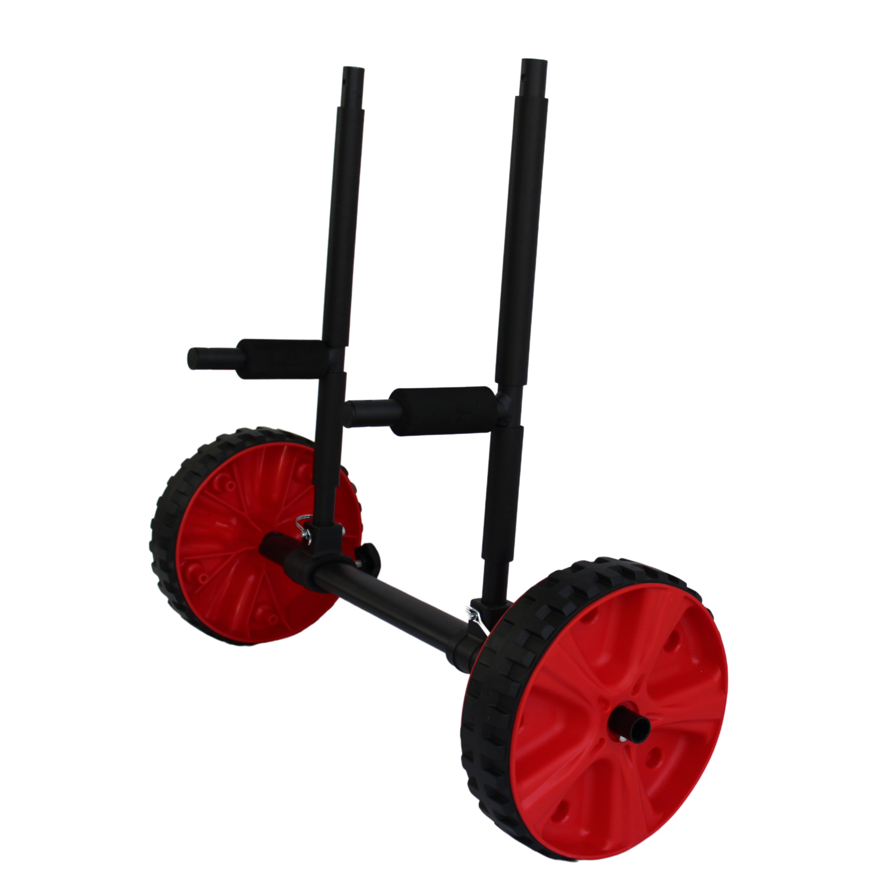 COR Surf 3-in-1 SUP and kayak transport cart with adjustable features and durable wheels for easy watercraft transportation.