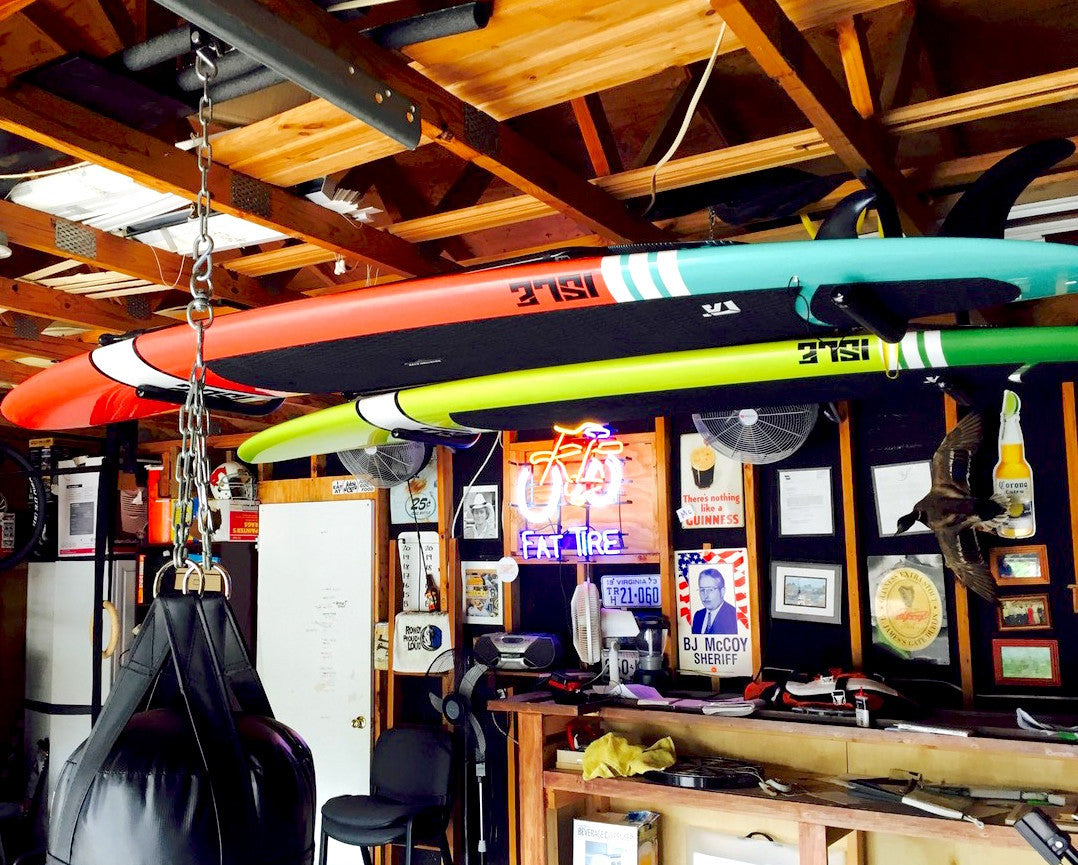 Hi-Port 1 | SUP Storage Ceiling and Wall Hooks | Holds 50 lbs - OVERLANDERS Outfitter