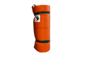 Jack's Plastic Welding Grande Paco Pad in orange, 78" x 3", self-inflating sleeping pad for river adventures.