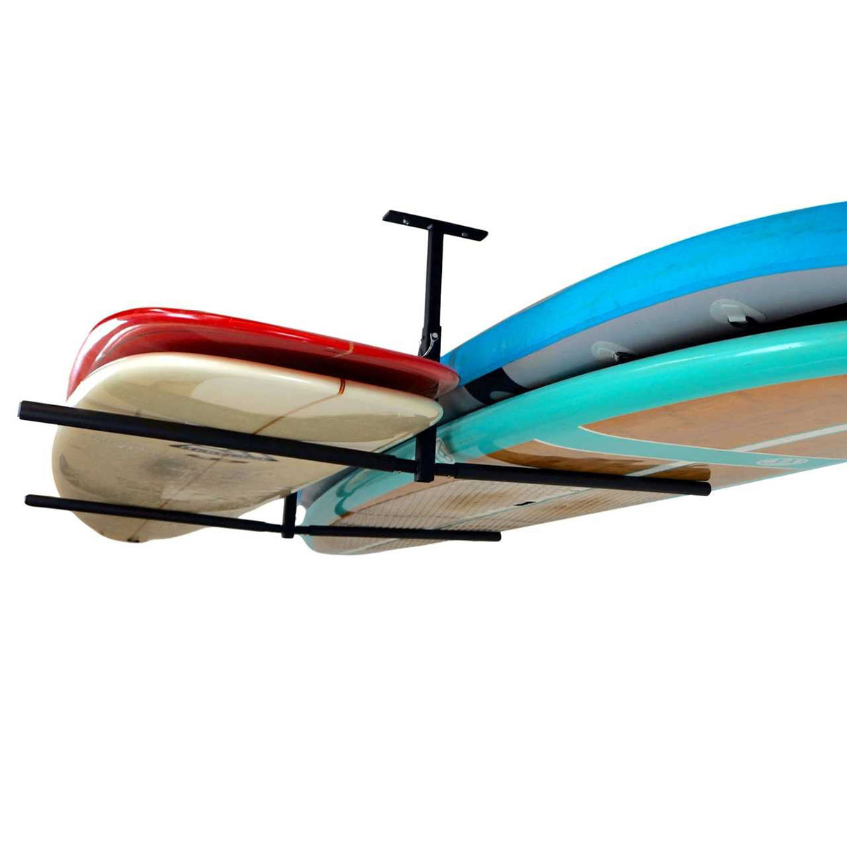 Hi-Port 2 | SUP & Surfboard Adjustable Ceiling Storage Rack | Double | Holds 150 lbs - OVERLANDERS Outfitter