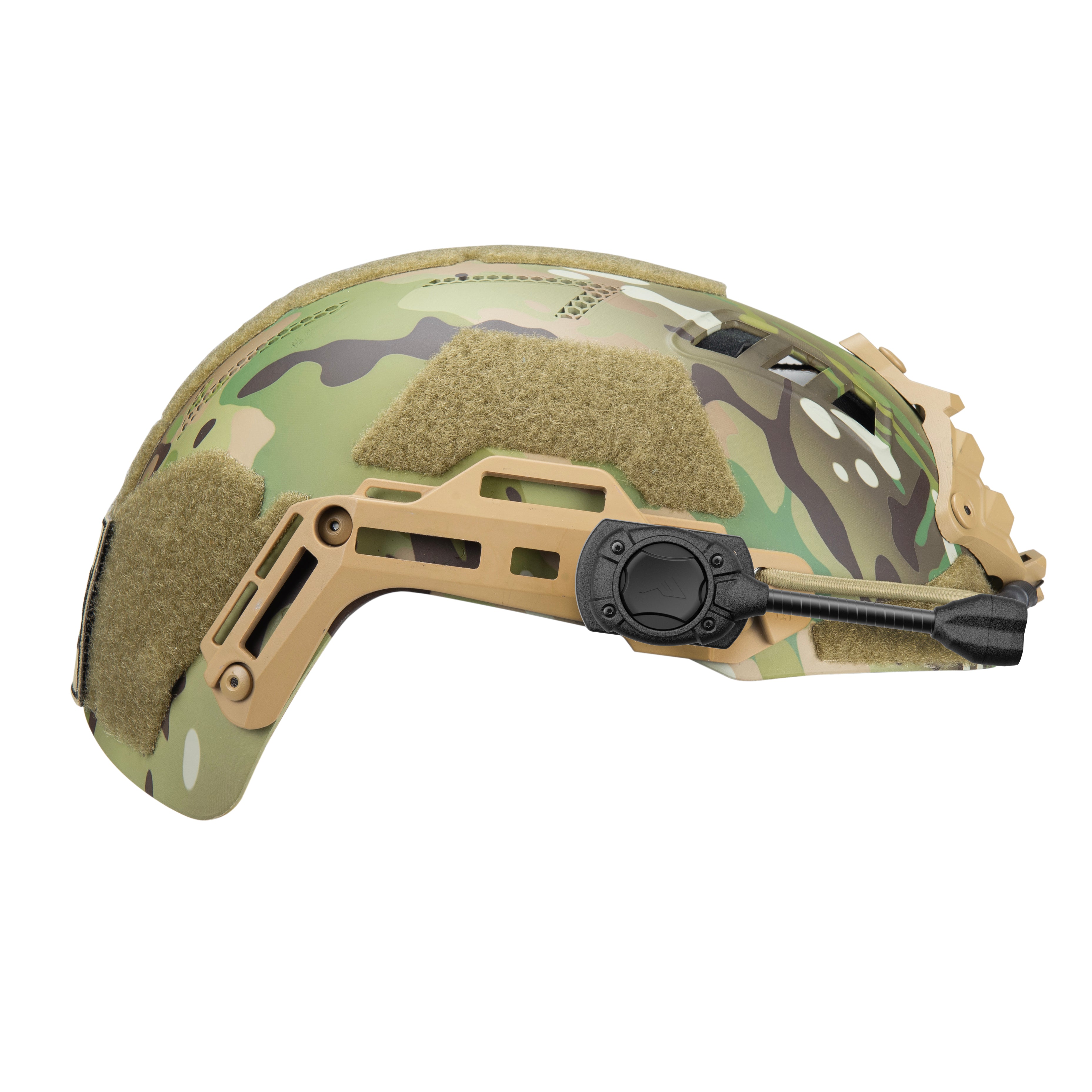 HCC Tactical Switch RGB MPLS illumination device with multi-color lighting and marking features on a black background.