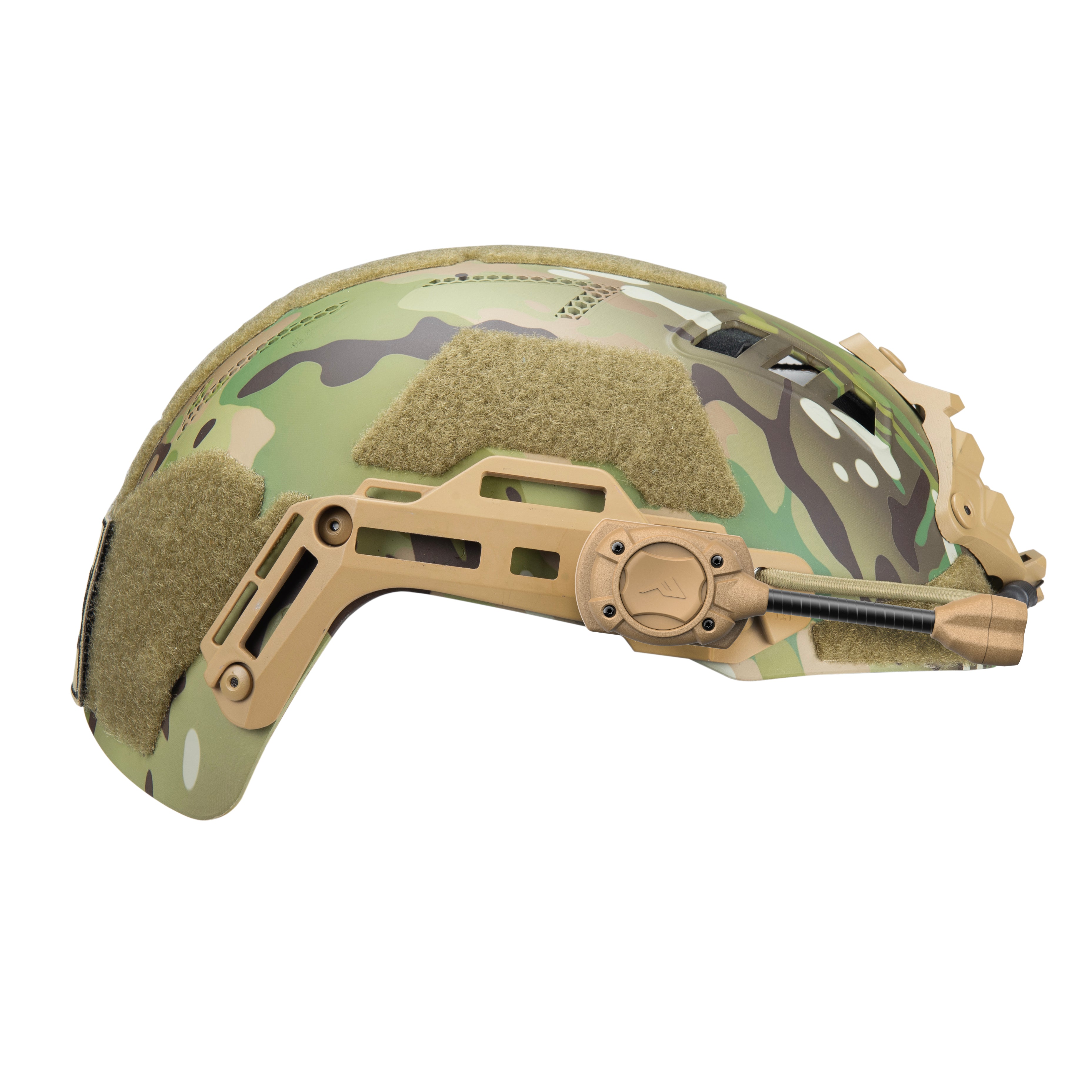 HCC Tactical Switch RGB MPLS in tan, showcasing illumination and marking features for tactical use.