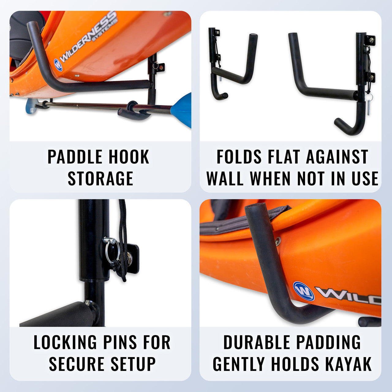 Ozarks Swivel Kayak Rack | Holds 100 lbs - OVERLANDERS Outfitter