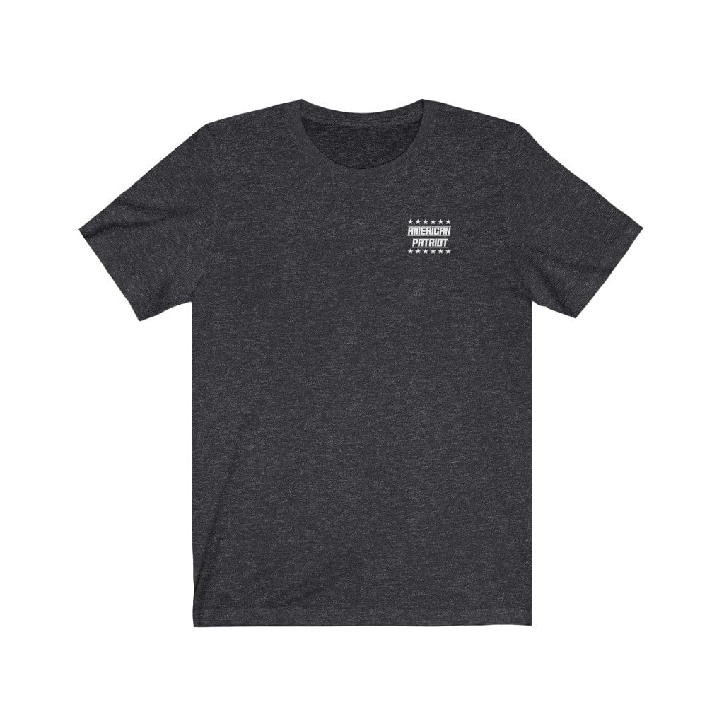 American Patriot T-Shirt by SFT2 Tactical featuring patriotic design with stars and stripes in casual fit.
