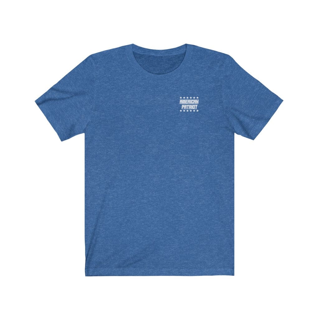 SFT2 Tactical American Patriot T-shirt featuring patriotic design and bold graphics on soft, comfortable fabric.