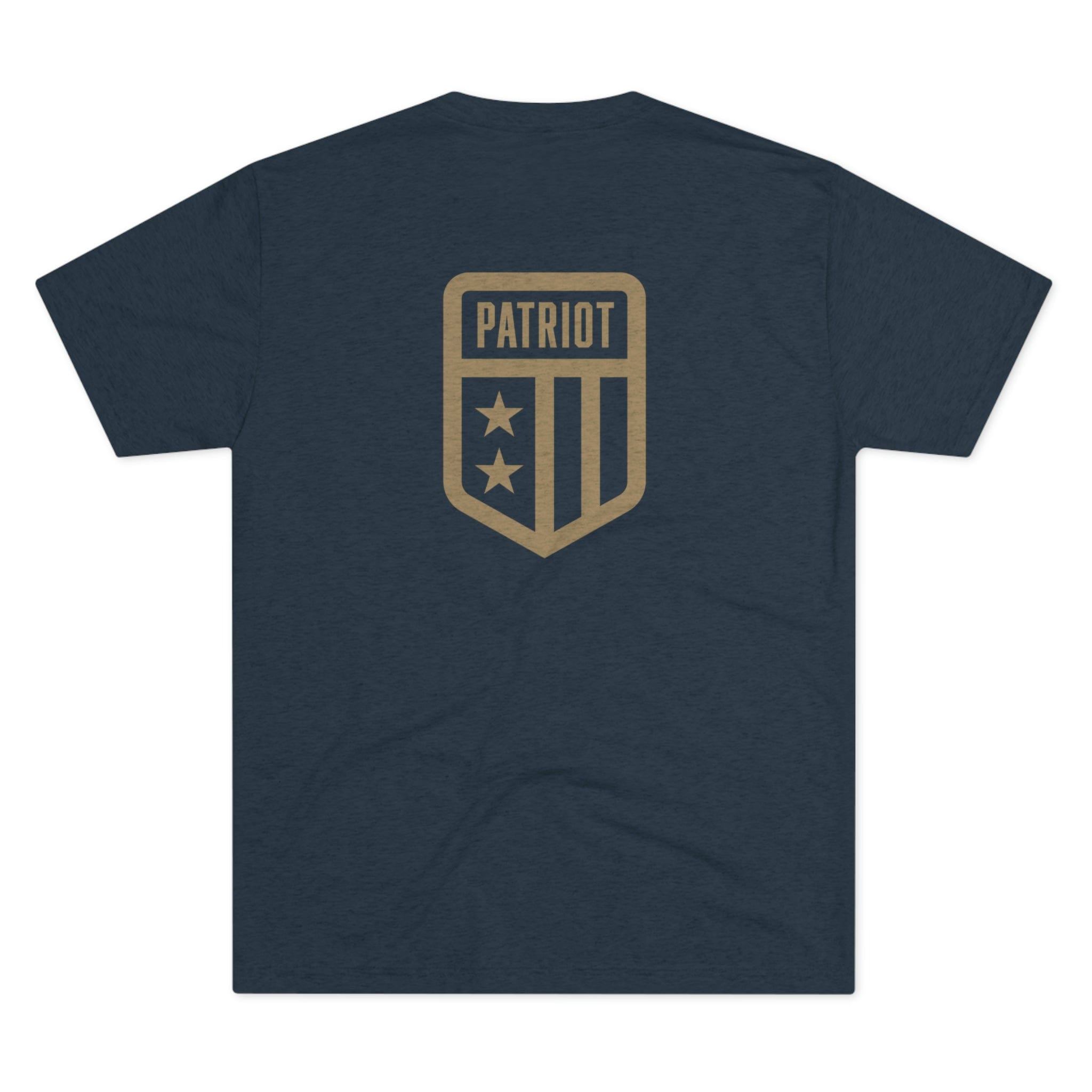 SFT2 Tactical Patriot tri-blend crew tee in a casual style, showcasing soft fabric and comfortable fit.